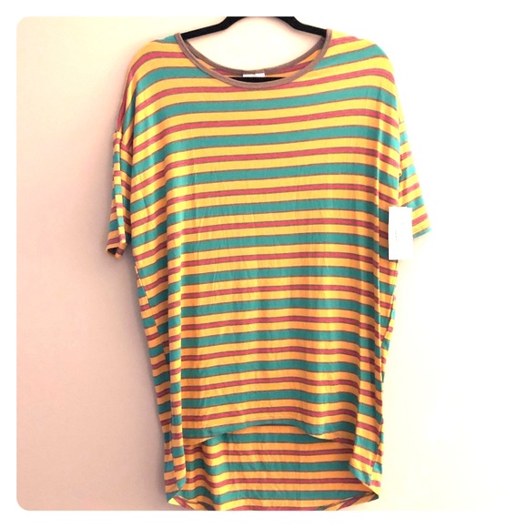 LuLaRoe Tops - LULAROE Striped Irma XS Tunic NWT